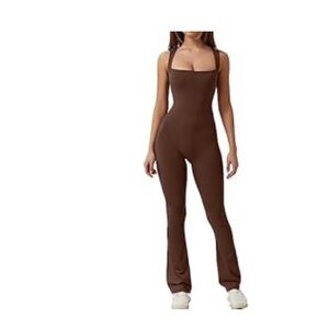 Brown Women's Jumpsuit Size large
